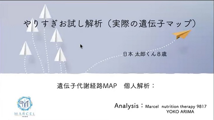 ライブ個人遺伝子MAP解析